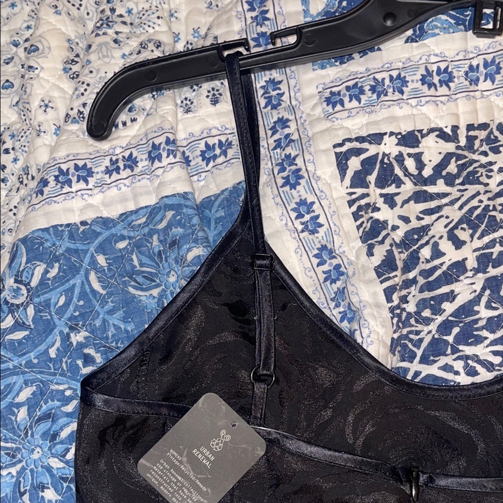Urban Renewal Black Mini Slip Dress - Picture 7 of 13